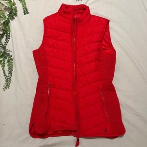 Joules Red Women’s Quilted Vest US 6